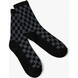 Dama Desenli Soket Çorap