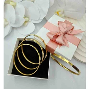 Mavi Deniz Accesories Ajda Bilezik Çelik Bilezik 3lü Küçük Boy Çelik Bilezik