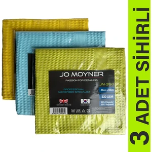Jo Moyner 3'lü Mikrofiber Temizlik Bezi Ilbay's Pella Bivera Miclo Cleaning Silva Flink & Sauber Viscomop Tipi 40X60 cm