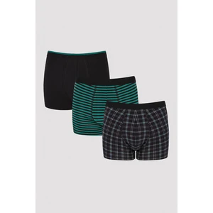 Tartan Desenli 3 lü Boxer