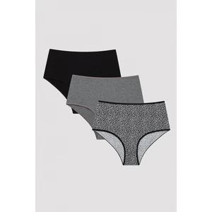 Highrise Çok Renkli 3lü Slip Külot