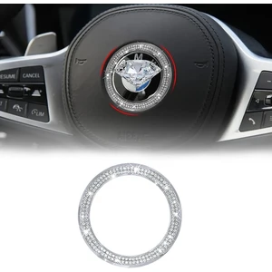 İdeal Aksesuar Bmw Taşlı Direksiyon Logosu Car Logo Aksesuar Stone Steering Wheel Logo Accessory