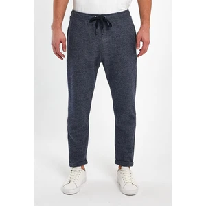 Alexander Gardi Beli Lastikli Bağcıklı Duble Paça Pantolon (E23-50902)