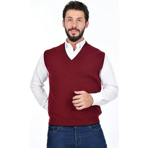 Erkek Çelik Örgü Intersiye Kışlık Kalın Triko V Yaka Triko Örgü Tüylenmez Baba Süveter