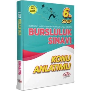 Editör Yayınları 6. Sınıf Bursluluk Sınavı Konu Anlatımlı