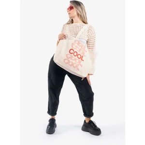 The Lycos "cool" Canvas Tote Omuz ve Plaj Çantası
