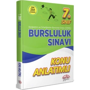 Editör Yayınları 7. Sınıf Bursluluk Sınavı Konu Anlatımlı