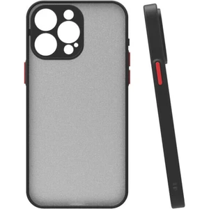 Apple Iphone 15 Pro Kılıf Renkli Kenarlı Buzlu Kamera Korumalı Hux Kapak