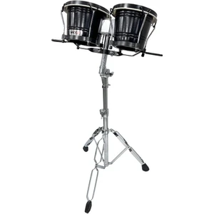 BG-220ST Standlı Siyah Bongo Siam Meşesi Doğal Deri