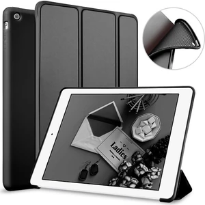 Apple iPad Pro 10.5 Inç Yatay Standlı Arka Silikon Güçlü Mıknatıslı Uyku Modlu Silikon Smart Kılıf (Model A1701,A1709,A1852)