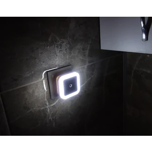 2 ADET Sensörlü Fişli Gece Lambası Led Beyaz Işık Fotoselli 1w Ct-9500