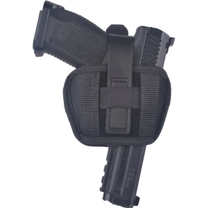 Polis Sepeti Airsoft Tabanca Kılıfı Universal Tüm Tabancalar Için Dış Taşıma Sağ-Sol Kumaş Siyah Atkılı