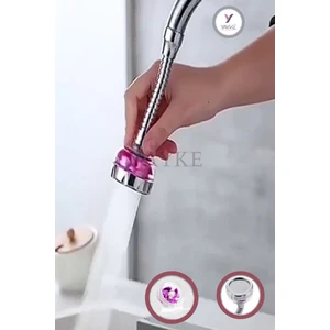 Pervaneli Turbo Flex Su Tasarruflu Mutfak Lavabo Banyo Musluk Başlığı Batarya Ucu