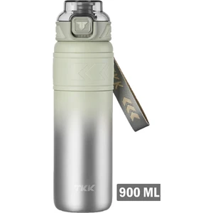 Tkk 900 ml Çelik Termos Çift Kullanım Pipetli/rahat Içim -12/24 Sıcak-Soğuk- Yalıtım -TKK2025900ML