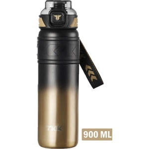 Tkk 900 ml Çelik Termos Çift Kullanım Pipetli/rahat Içim -12/24 Sıcak-Soğuk- Yalıtım -TKK2025900ML