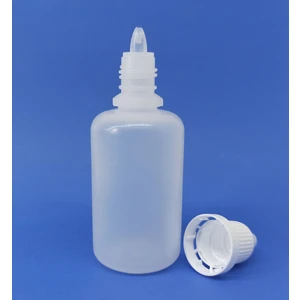 Demet Home Boş Plastik Şişe 50 ml Likit Kolonya Mürekkep Çok Amaçlı Şişesi 100'lü