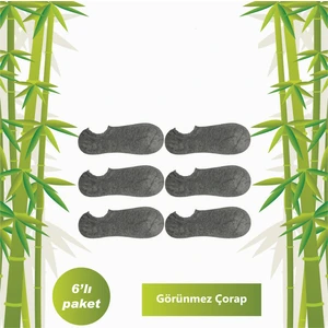 Erkek, Kadın Çorap, Unisex Bambu Kısa Patik Çorap Dikişsiz Düz