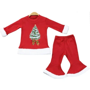 Cillop Butik Kız Çocuk Iki Iplik Şardonlu Noel Alt Üst Takım