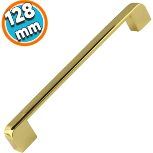 Çekmece Dolap Mutfak Kulpu Kapak Kulbu Metal Kulp Mobilya Gold Renk 128 mm Dolabı Kulpları