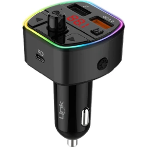 Linktech GP14 38W Pd + Qc3.0 LED Ekranlı  Fm Transmitter