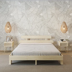 Renazzo Mobilya Lotus New Frezya Model Vernikli Ahşap Karyola