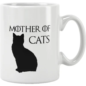 Qoeuyl Boutique Mother Of Cats Game Of Thrones Baskılı Kupa Bardak