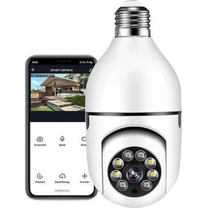 Zhd Wifi 360 Panoramik Ampul Kamera Gece Görüş Ses Akıllı Hareket Algılayıcı Byr  [byrtek]