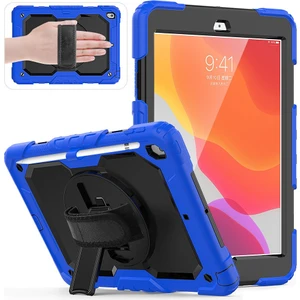 Apple iPad Air 3.nesil 10.5 Inç Kılıf Yatay ve Dikey Standlı Askılı Zırh Özellikli Pars Defender Kılıf (Model A1701,A1709,A1852)
