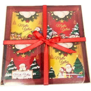 Tonti Ponti Tontiponti, Noel Babalı Hediye Kutusu 4'lü  Sütlü Kare Çikolata