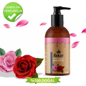 Gül Aromalı Yenilir Vücut Masaj Yağı 120 ml
