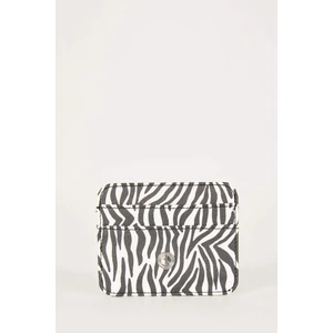 Kadın Zebra Baskılı Suni Deri Kartlık B8165AXNS