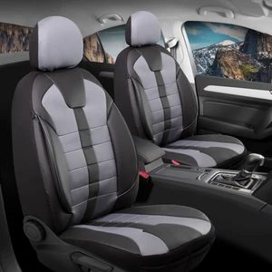 Fresh Start Volkswagen Amarok Uyumlu Lüx Deri Detaylı Oto Koltuk Kılıfı Ön Arka Takım Vista Serisi Siyah Füme Fs