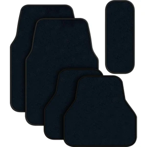 Gökas Auto Siyah Halı Oto Paspas Seti Siyah Kenar Dikişli - Her Araca Uygun