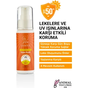 Güneş Kremi Yüksek Koruma SPF50+ Günlük Yüksek UVA/UVB Korumalı Yüz Güneş Kremi Yetişkin ve Çocuklar için 100 ml.