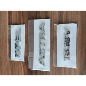 Çakır Grup Opel "opel, Astra, 1.6 16V" Bagaj Yazısı 3'lü Takım