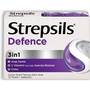 STREPSİLS DEFENCE ASERDA EXTRESİ ÇİNKO ARAP ZAMKI 3+1 50G