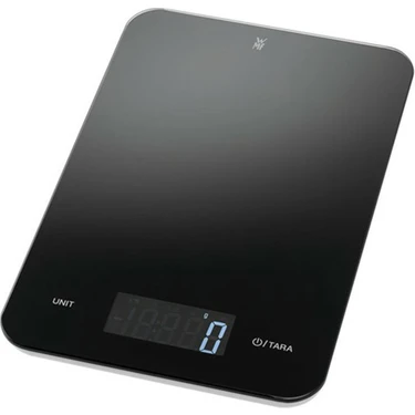 WMF Siyah Dijital Mutfak Tartısı 23x15 cm Hassas Ölçüm ve Cam Malzeme ile Şık