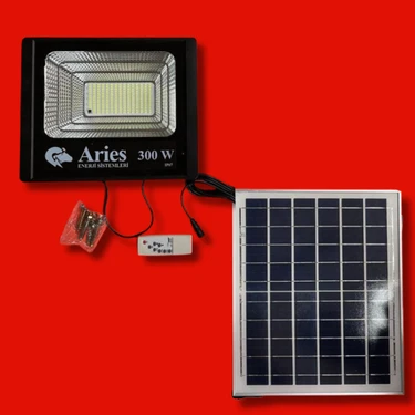 Aries 300W Güneş Enerjili Iç ve Dış Mekan Aydınlatma