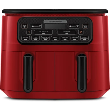 Karaca Air Pro Cook Duo Köz Xxxl 4+4 Litre Airfryer Ruby 8
