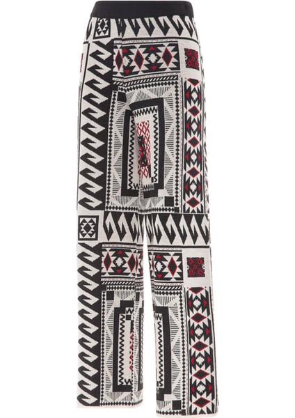 Yüksek Bel Normal Çok Renkli Kadın Pantolon PTKD03074 fırsatları