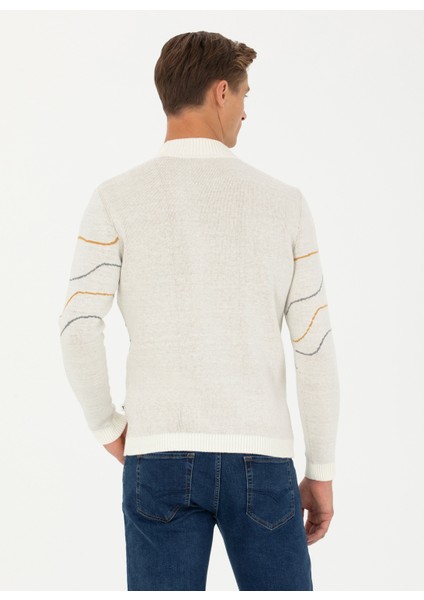 Bisiklet Yaka Regular Fit Deve Tüyü Erkek Kazak Jesy indirimleri