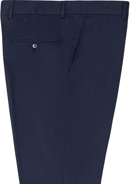 Normal Bel Normal Paça Regular Fit Lacivert Erkek Pantolon PN1014400329