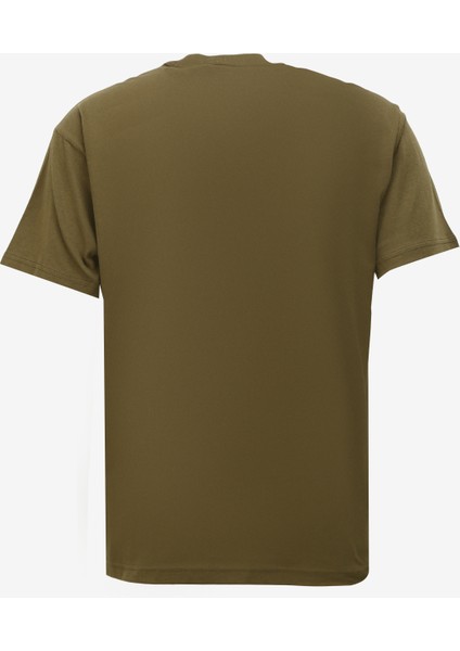 Bisiklet Yaka Haki Erkek T-Shirt 75GAHT03CJ00T107 fiyatları