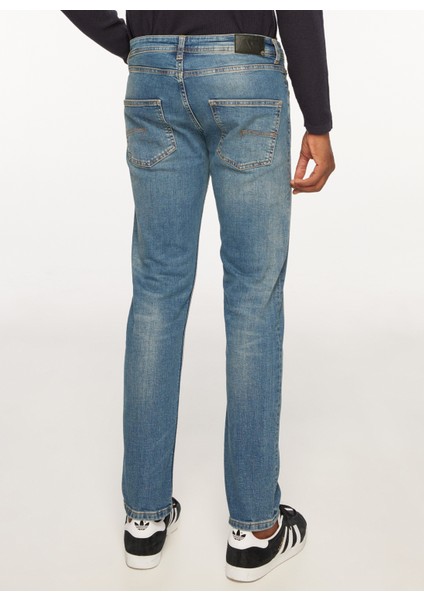 Fred Mello Normal Bel Normal Paça Slim Fit Açık Mavi Erkek Denim Pantolon FM23W28PD indirimleri