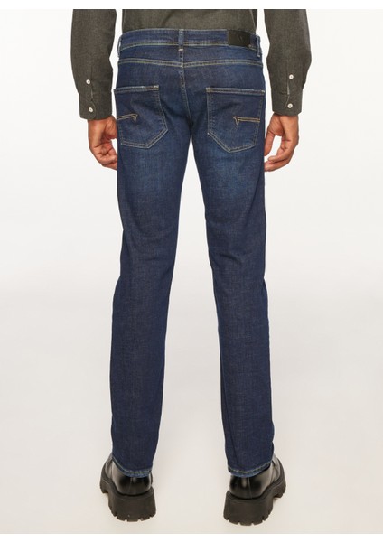 Normal Bel Normal Paça Slim Fit Lacivert Erkek Denim Pantolon FM23W27PD indirimleri