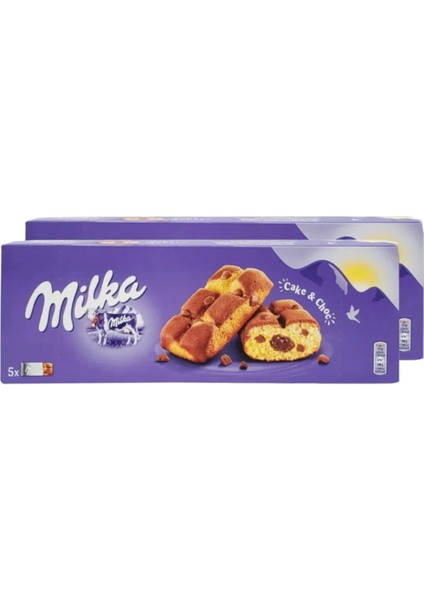 Cake & Choc Bitter Çikolatalı ve Çikolata Parçacıklı Kek 175 gr x 2 Adet