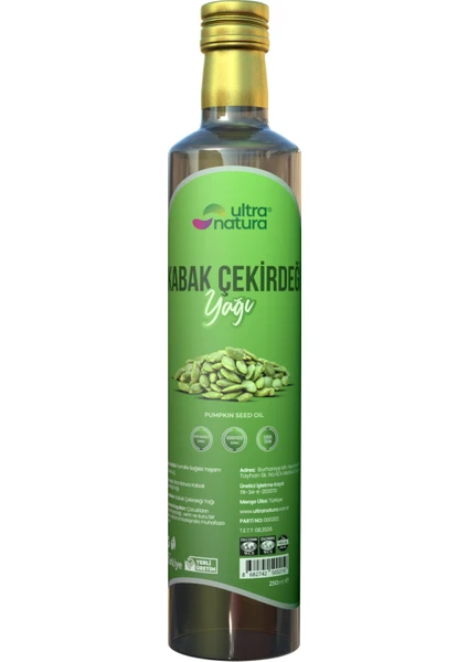 Ultra Natura Kabak Çekirdeği Yağı 250 ml