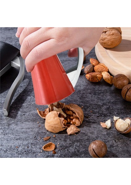 Gümüş Fındık Ceviz Kraker Klip Sheller Açacağı Fındık Ceviz Pense Kestane Araçları Kesici Kelepçe Pense Taşınabilir Huni Şekli Fındıkkıran (Yurt Dışından)