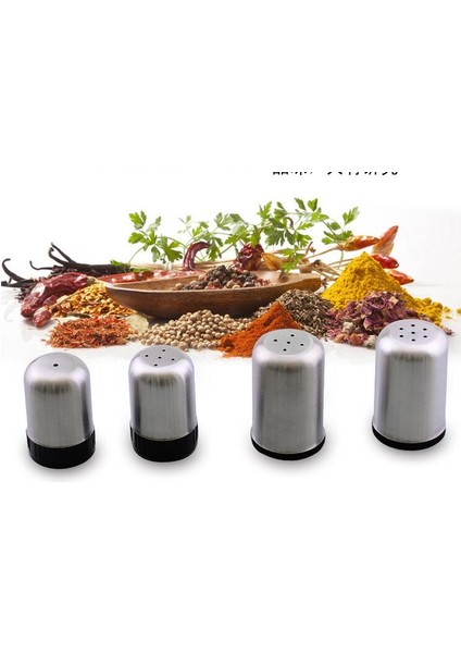 Büyük 7 Delik 1 Pc Paslanmaz Çelik Manyetik Baharat Pot Tuzluk Tuz Biber Baharat Cruet Çeşni Kutusu Pişirme Şişe Mutfak Aracı Jo 1078 (Yurt Dışından)