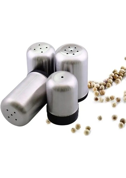 Büyük 7 Delik 1 Pc Paslanmaz Çelik Manyetik Baharat Pot Tuzluk Tuz Biber Baharat Cruet Çeşni Kutusu Pişirme Şişe Mutfak Aracı Jo 1078 (Yurt Dışından)